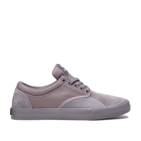 Supra Mens CHINO Low Top Shoes Grey/grey | US-22389